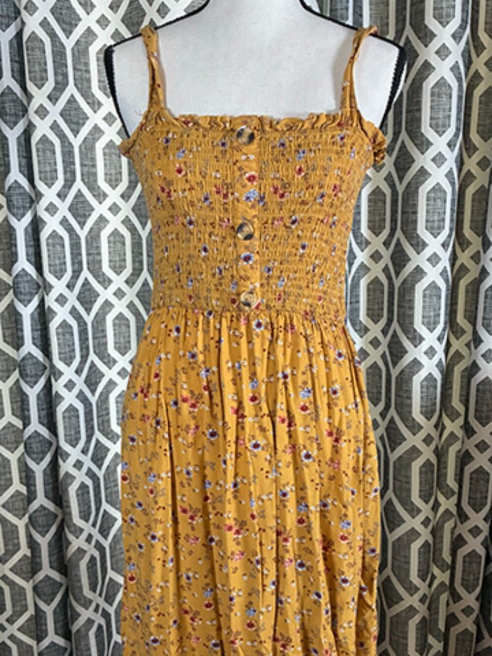 Strappy dress, size M (8-10)